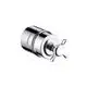 AXOR-HG-Wandabsperrventil-Axor-Montreux-Fixfit-Stop-chr-Kreuzgr-Schlauchanschl-16882000 gallery number 1